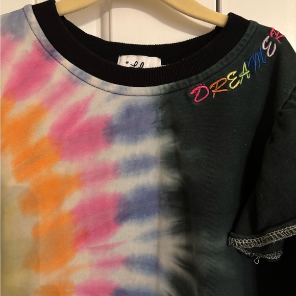 LOLA + THE BOYS rainbow tie dye ruffle set. Size 8. - Picture 10 of 15